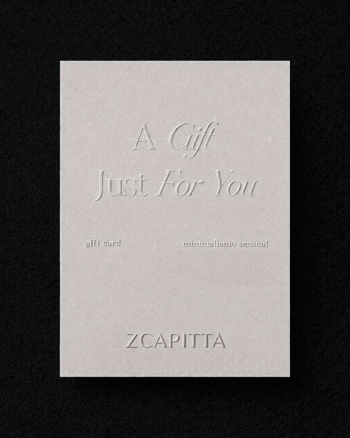 Tarjeta de Regalo de Zcapitta